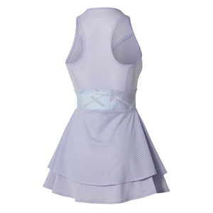 Women`s Printed Tennis Dress Icelandic Blue Apparel Mizuno