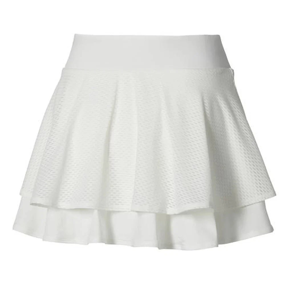Women`s Printed Tennis Skort White Apparel Mizuno