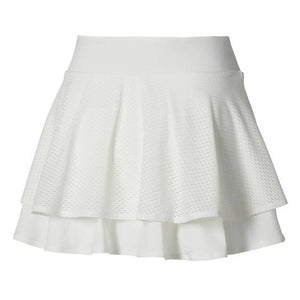 Women`s Printed Tennis Skort White Apparel Mizuno