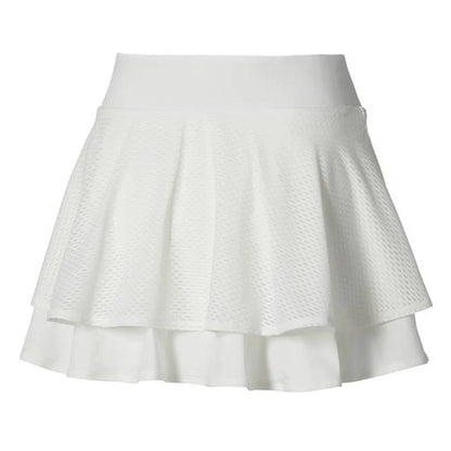 Women`s Printed Tennis Skort White Apparel Mizuno