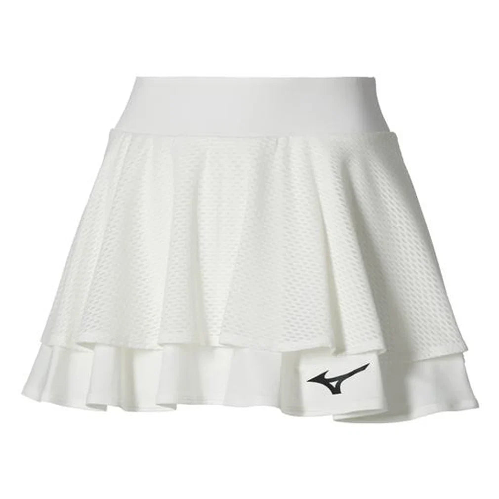 Women`s Printed Tennis Skort White Apparel Mizuno