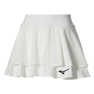 Women`s Printed Tennis Skort White Apparel Mizuno