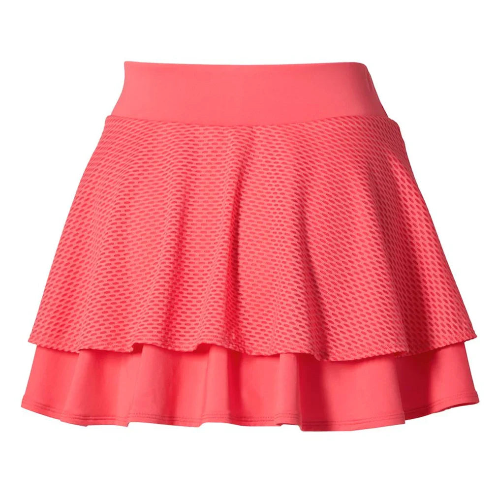 Women`s Printed Tennis Skort Barely Pink Apparel Mizuno