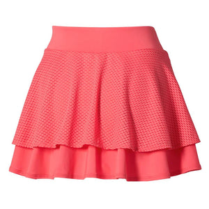 Women`s Printed Tennis Skort Barely Pink Apparel Mizuno
