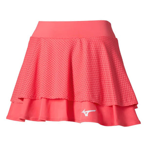 Women`s Printed Tennis Skort Barely Pink Apparel Mizuno