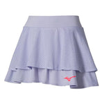 Women`s Printed Tennis Skort Icelandic Blue Apparel Mizuno