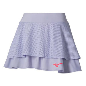 Women`s Printed Tennis Skort Icelandic Blue Apparel Mizuno