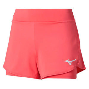 Women`s Flex Tennis Short Barely Pink Apparel Mizuno
