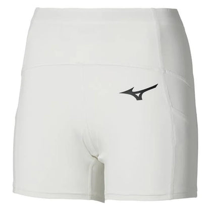 Women`s Short Tennis Tight White Apparel Mizuno