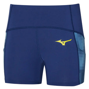 Women`s Short Tennis Tight Bellwether Blue Apparel Mizuno