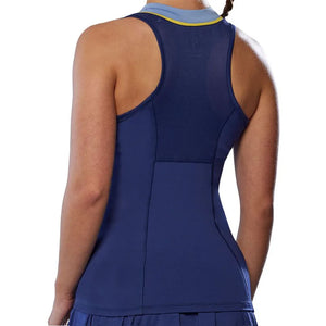 Women`s Printed Tennis Tank Bellwether Blue Apparel Mizuno
