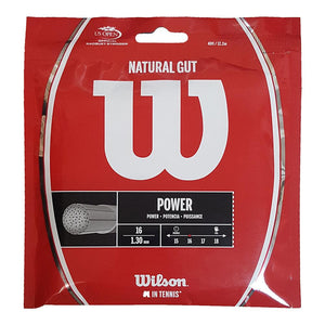 Natural Gut Tennis String Strings Wilson