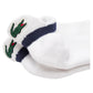 Unisex Low-Cut Technical Socks White and Navy Blue Socks Lacoste