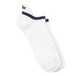 Unisex Low-Cut Technical Socks White and Navy Blue Socks Lacoste