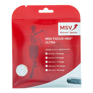 Focus Hex Ultra Tennis String Strings Mauve Sports