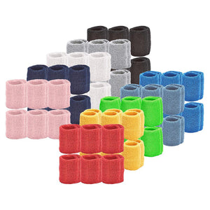 Team Pack Tennis Wristbands 6 Pair Accessories Tourna