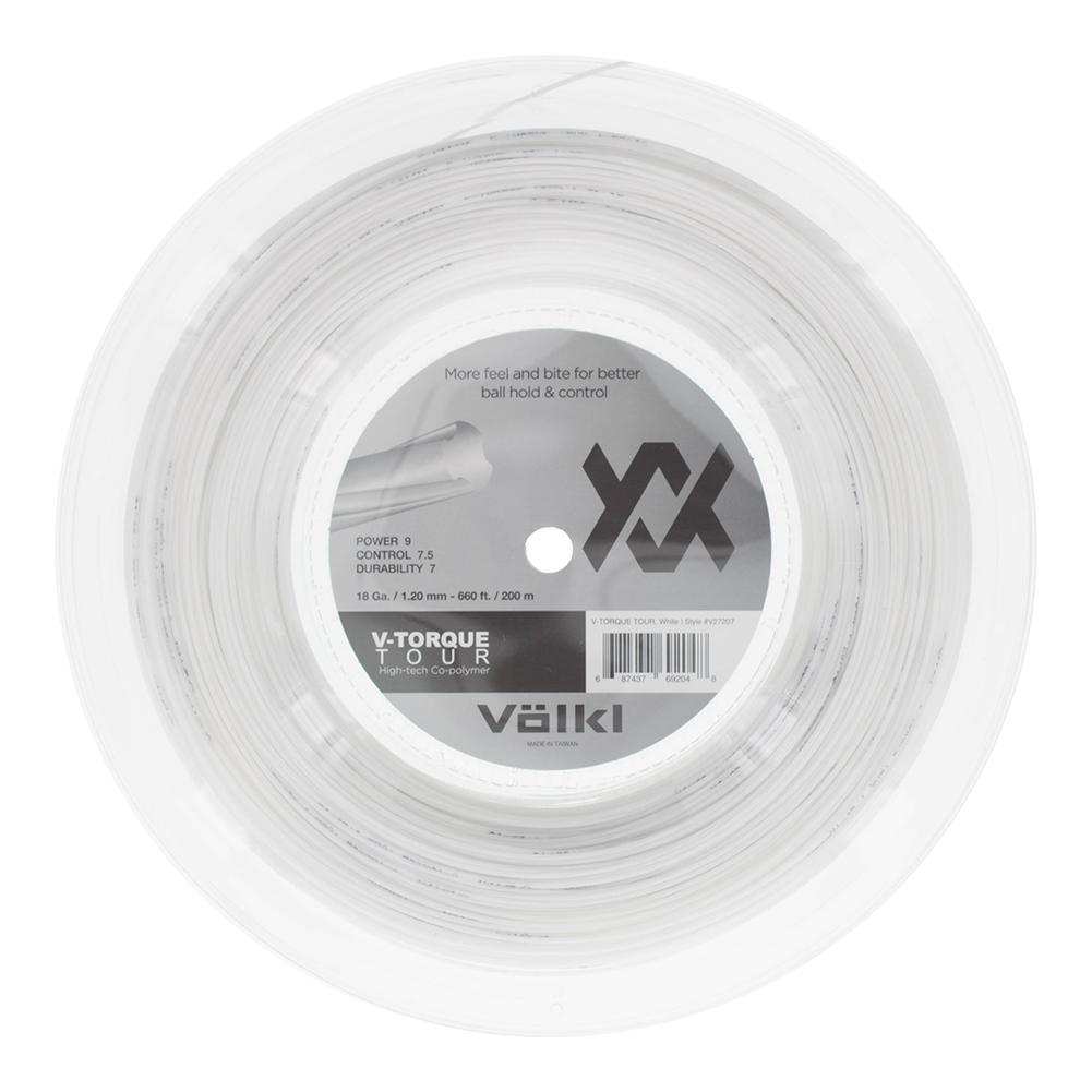 V-Torque Tour Tennis String Reel White Strings Volkl