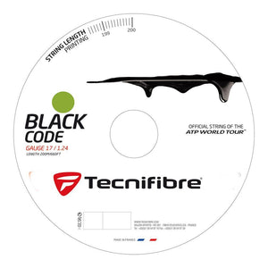 Black Code Tennis String Reel Lime Strings Tecnifibre
