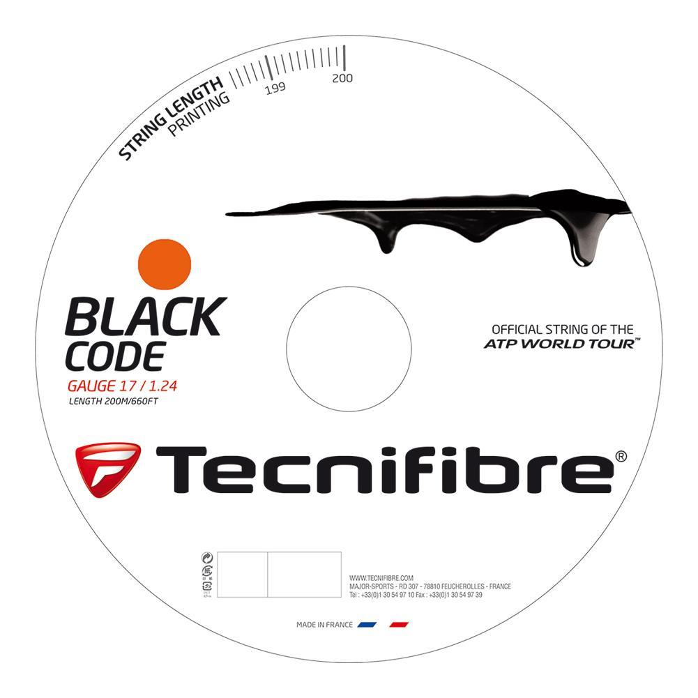 Black Code Tennis String Reel Fire Strings Tecnifibre