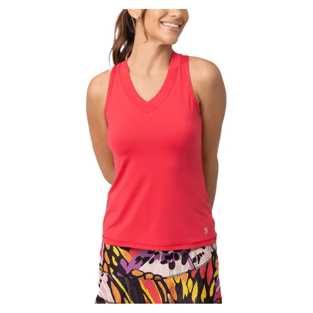Women's UV Racerback Tennis Tank Apparel Sofibella