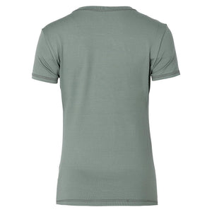 Women's UV Colors Short Sleeve Tennis Top Army Apparel Sofibella