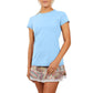Women's UV Short Sleeve Tennis Top Apparel Sofibella