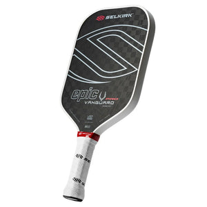 Vanguard Pro Epic Pickleball Paddle Raw Carbon Racquets Selkirk