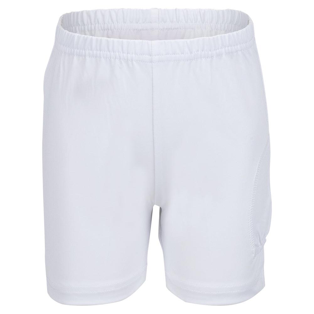 Girls' Tennis Shorty With Ball Pocket White Apparel Little Miss Tennis