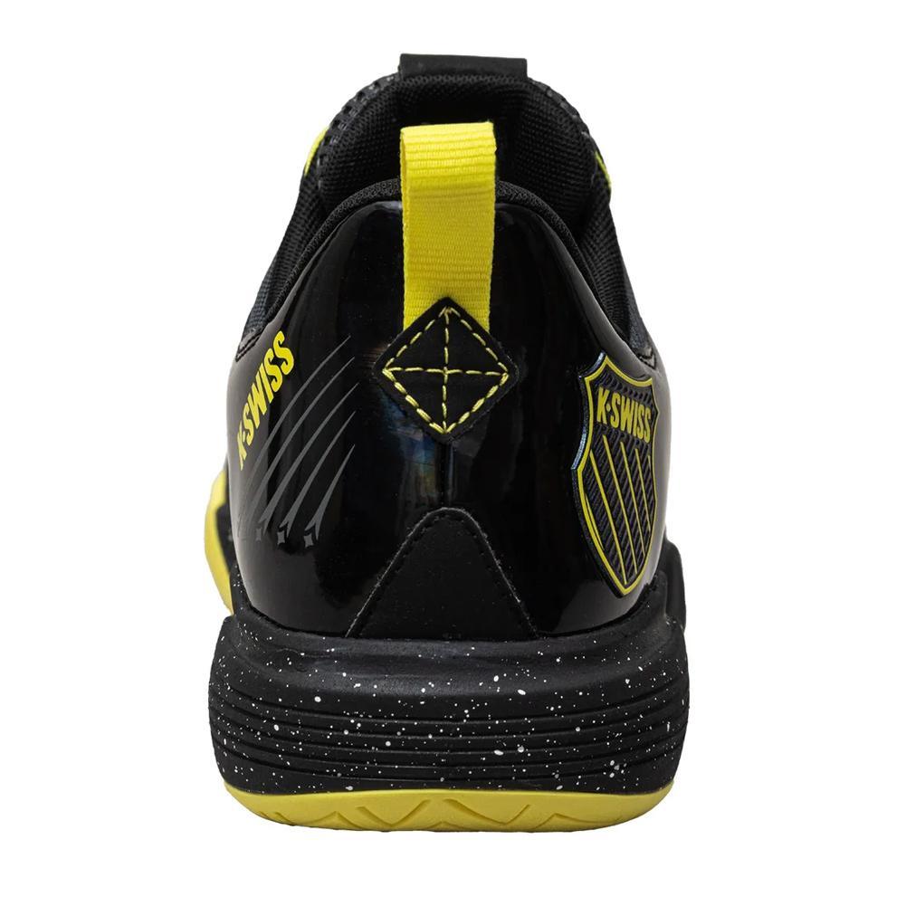 Men`s Ultrashot Team Tennis Shoes Black Dark Shadow Footwear K-Swiss