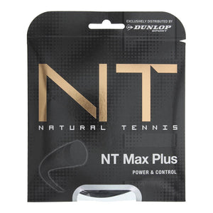 NT Max Plus 16G Tennis String Black Strings Dunlop