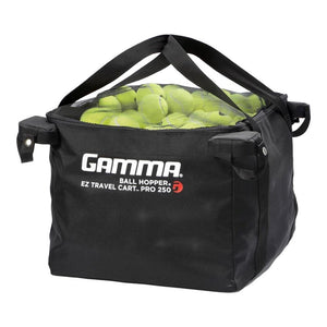 Ball Hopper EZ Travel Cart Pro 250 Bag Court Equipment Gamma
