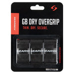 3-Pack Dry Pickleball Overgrip Black Accessories Gearbox