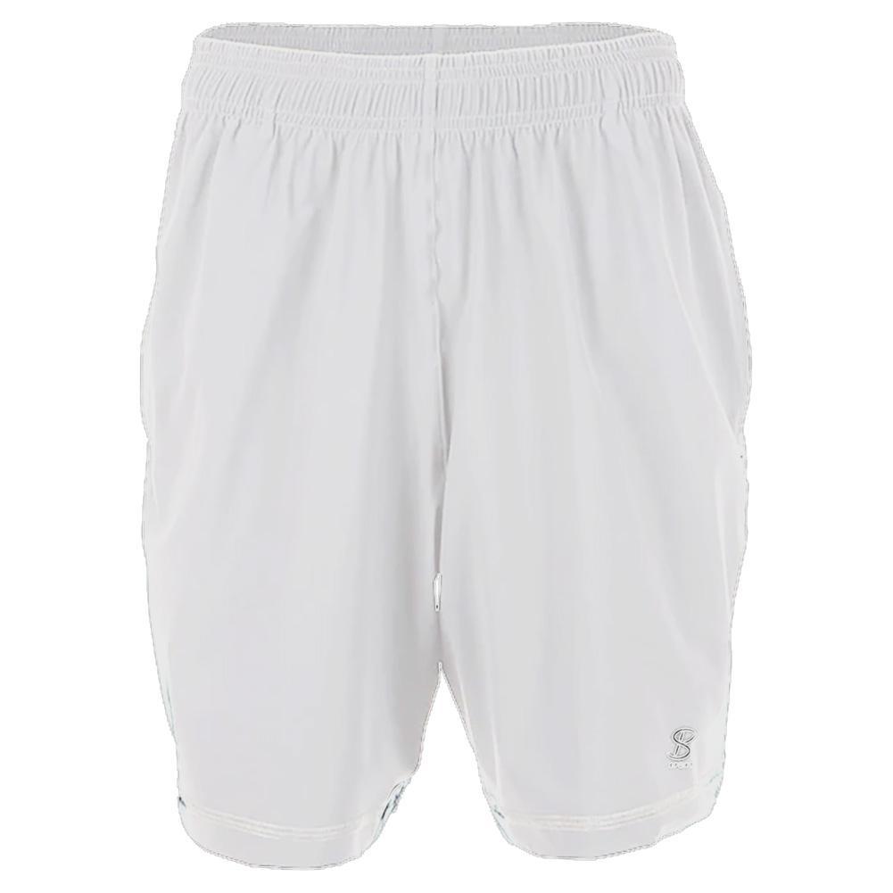 Men's SB Sport Game 9 Inch Tennis Short White Apparel Sofibella