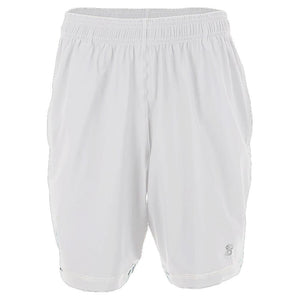 Men's SB Sport Game 9 Inch Tennis Short White Apparel Sofibella