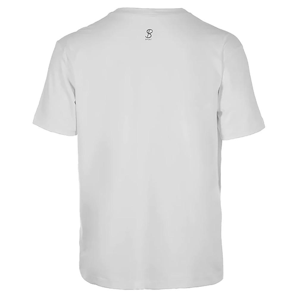 Men's SB Sport Classic Fit Short Sleeve Tennis Crew White Apparel Sofibella