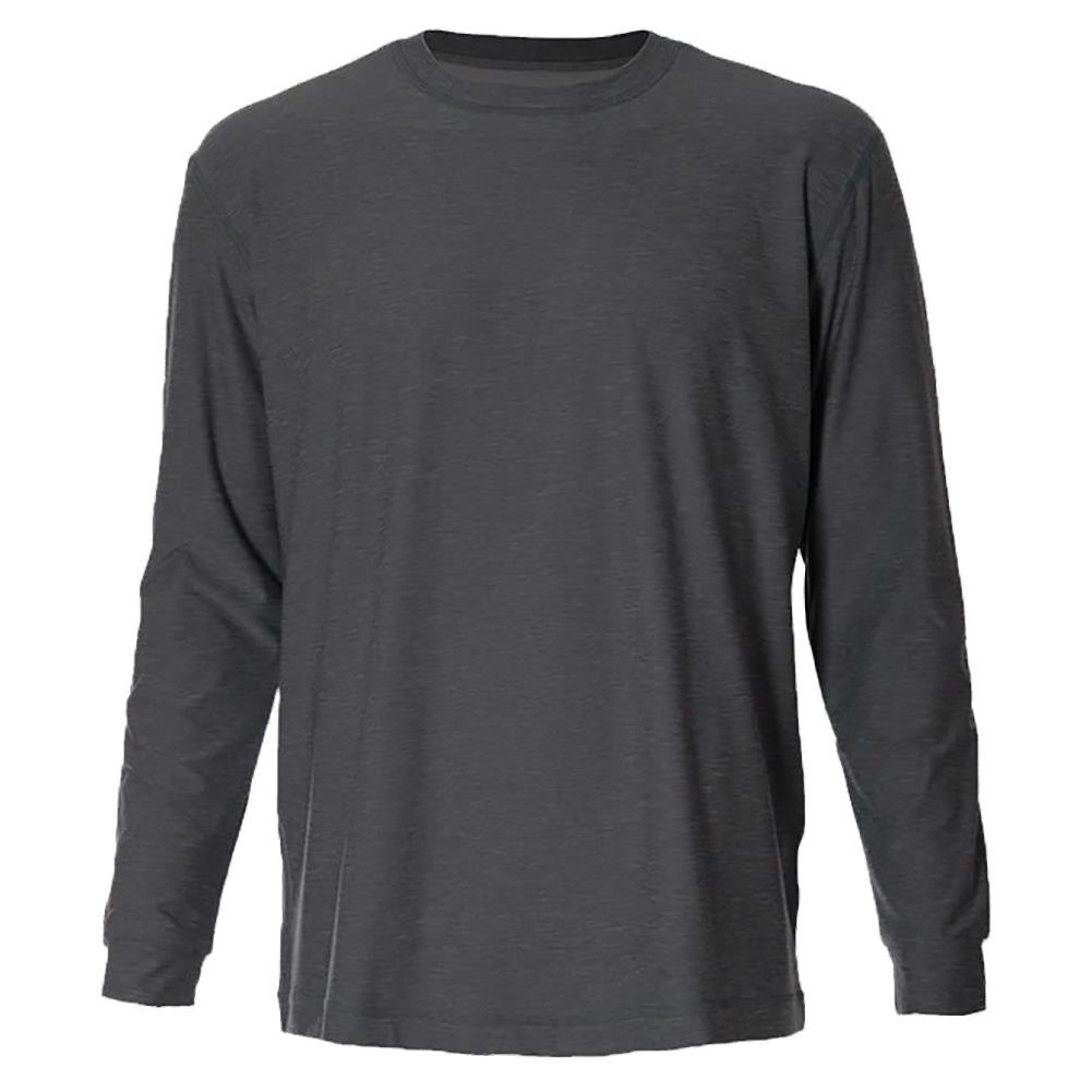 Men's SB Sport Classic Fit Long Sleeve Tennis Crew Grey Melange Apparel Sofibella