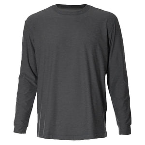 Men's SB Sport Classic Fit Long Sleeve Tennis Crew Grey Melange Apparel Sofibella