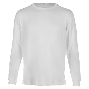 Men's SB Sport Classic Fit Long Sleeve Tennis Crew White Apparel Sofibella
