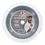 Silver - JB Tour 100 Tennis String Reel Silver Strings Laserfibre