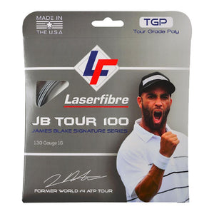 JB Tour 100 Tennis String Silver Strings Laserfibre