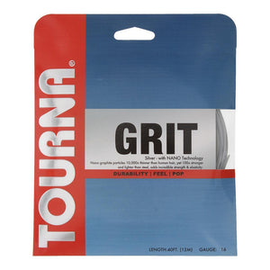 Grit Tennis String Silver Strings Tourna