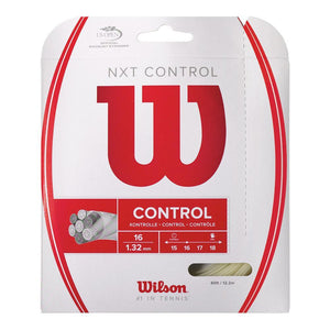 NXT Control 16G Tennis String Natural Strings Wilson