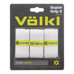 Super Grip II 3 Pack Tennis Overgrip White Accessories Volkl