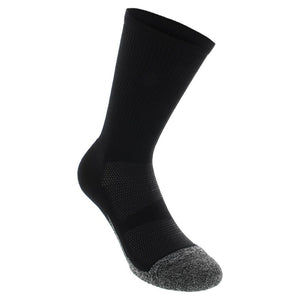 Elite Light Cushion Mini Crew Tennis Socks Black Socks Feetures