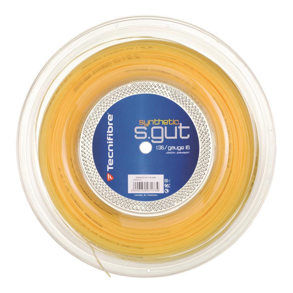 Synthetic Gut Tennis String Reel Gold Strings Tecnifibre