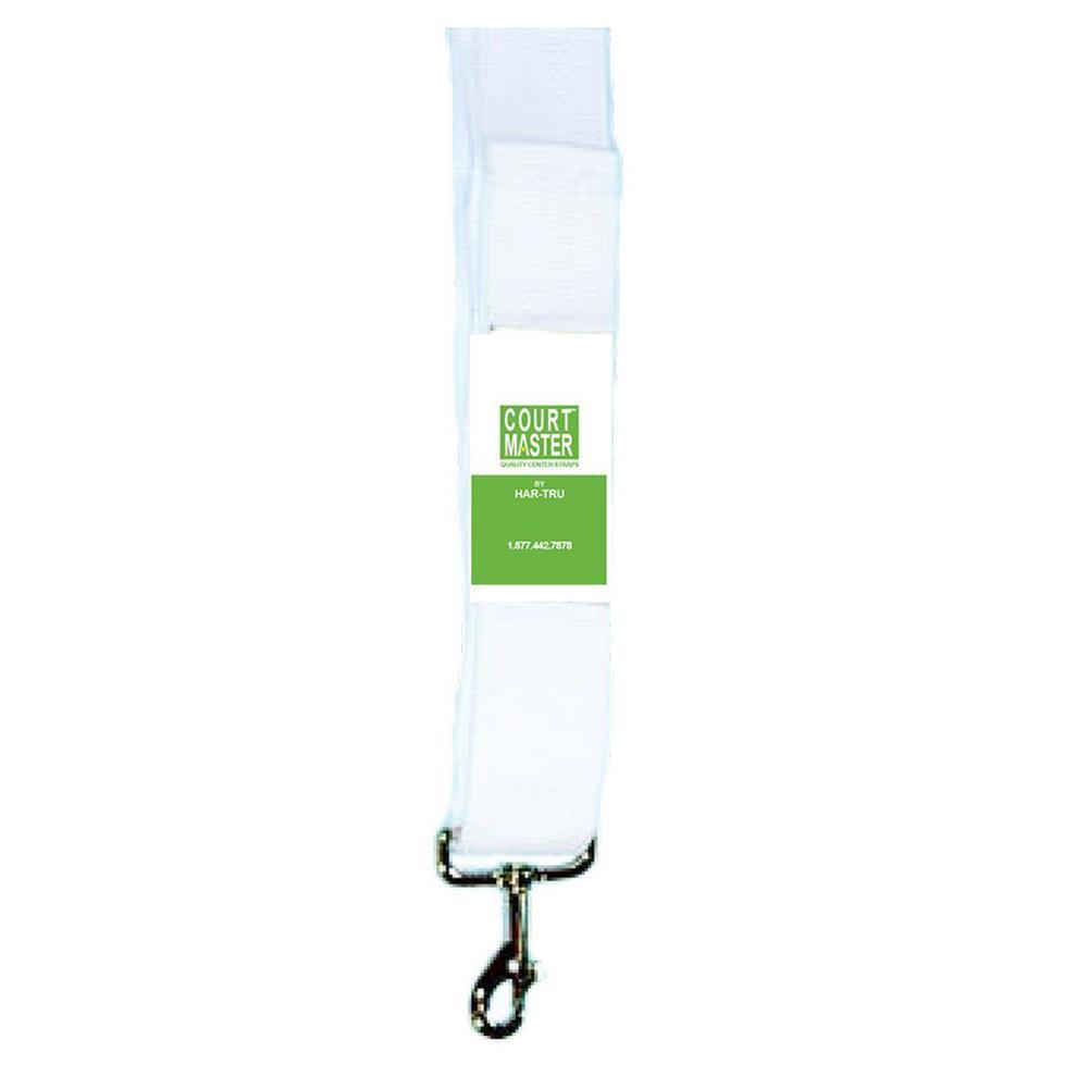 Center Strap with Polypropylene Velcro Adjustable Single-Ended Snap Court Equipment Har Tru