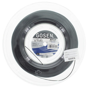 G-Tour 3 16L Tennis String Reel Black Strings Gosen