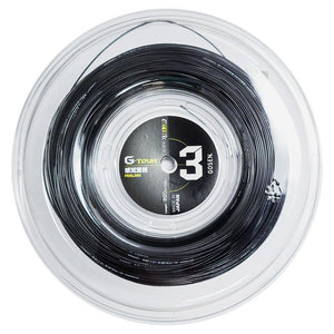 G-Tour 3 17G Tennis Strings Reel Black Strings Gosen