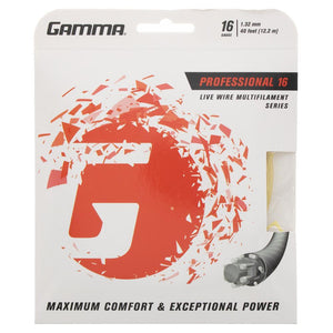 Live Wire Professional Tennis Sting Natural Strings Gamma