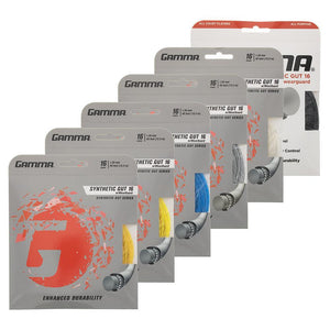 Synthetic Gut with Wearguard 16G Tennis String Strings Gamma